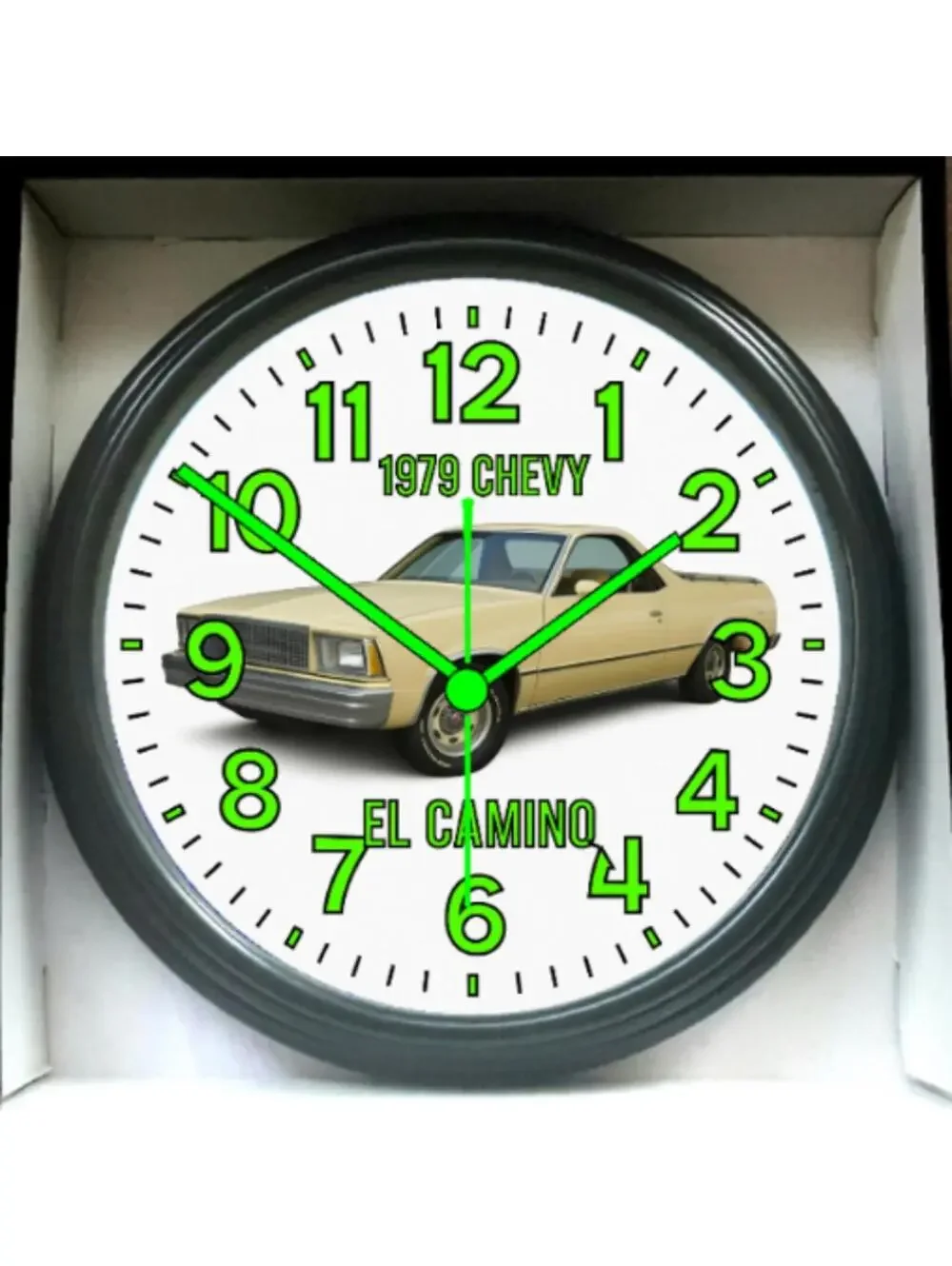 1979 Chevy El Camino Glow In The Dark Wall Clock New!